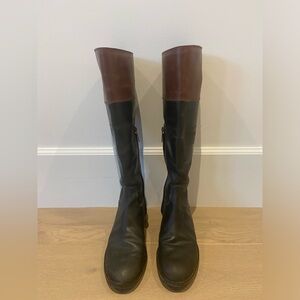 Tods riding style tall leather boots. Gently used.